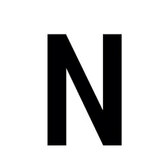 Lettre adhésive N
