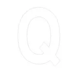 Lettre adhésive Q
