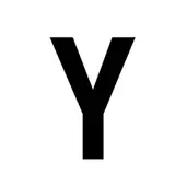 Lettre adhésive Y