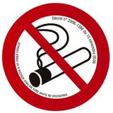 Plaque de signalisation Interdiction de fumer - Plaques PVC