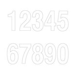Chiffres adhésifs 