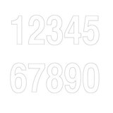 Chiffres adhésifs 