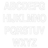 Lettres adhésifs  - Lettres et chiffres adhésifs