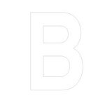 Lettre adhésive B