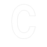 Lettre adhésive C