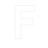 Lettre adhésive F