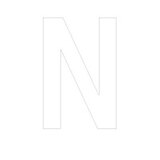 Lettre adhésive N