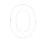 Lettre adhésive O