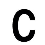 Lettre adhésive C