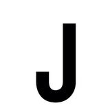 Lettre adhésive J