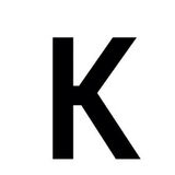 Lettre adhésive K