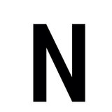 Lettre adhésive N