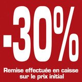 Affiche -30% - Affiches et Étiquettes promo Journées Françaises
