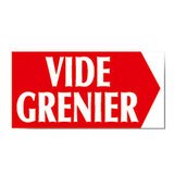 Panneau Vide grenier - Opérations commerciales