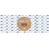 Affiche Fête des pères Bonne fête Papa, 80 x 30 cm - Opérations commerciales