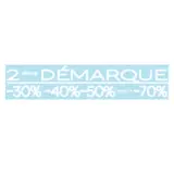 Sticker Soldes 2ème démarque 100 x 17,5 cm blanc