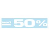 Sticker Jusqu'à -50% - Stickers vitrines soldes