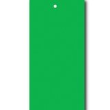 Étiquettes à trou papier cartonné pour pistolet textile 50 x 100 mm, Vert - Lot de 250
