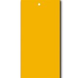 Étiquettes à trou papier cartonné pour pistolet textile 50 x 100 mm, Jaune - Lot de 250