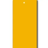 Étiquettes à trou papier cartonné pour pistolet textile 50 x 100 mm, Jaune - Lot de 250