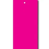 Étiquettes à trou papier cartonné pour pistolet textile 50 x 100 mm, Rose - Lot de 250