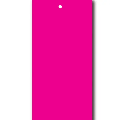 Étiquettes à trou papier cartonné pour pistolet textile 50 x 100 mm, Rose - Lot de 250