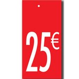 Étiquettes à trou 25 € - Affiches et Étiquettes promo Journées Françaises