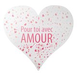 Coeur pour toi avec amour - Affiches St Valentin