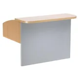 Réhausse pour comptoir magasin hêtre/gris 62 x 54 x 46 cm