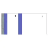 Bloc vendeur 100 feuillets numérotés 13,5 x 6 cm bleu - Lot de 10
