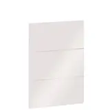  Façade pour comptoir blanche brillante 55 x 83 cm