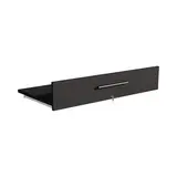 Tiroir avec serrure pour comptoir vitrine 105,5 x 51 x 20 cm anthracite 