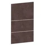 Façade décorative haute pour comptoir coloris béton foncé 55 x 97 cm