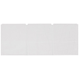 Plexi porte-affiches, triple pochettes transparent 71 x 30,5 cm