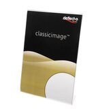 Porte-visuel incliné par côté