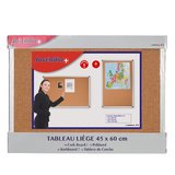 Tableau liège avec cadre en aluminium