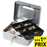 Caisse à monnaie 6 compartiments