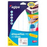 Étiquettes adhésives multi-usages amovibles