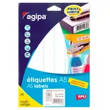 Étiquettes adhésives multi-usages amovibles