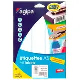 Étiquettes adhésives multi-usages amovibles