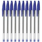 Stylos Bic cristal - bleu - lot de 10
