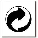 Étiquette antivol radio-fréquences adhésives 4 x 4 cm - Paquet de 1000