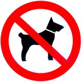 Plaque de signalisation Interdit aux chiens - Plaques PVC