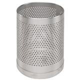 Corbeille à papier inox ajourée