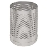 Corbeille à papier inox ajourée