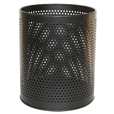 Corbeille à papier métal ajourée