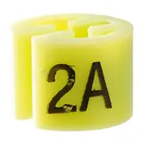 Marque taille T 2 ans vert clair ø 1,3 cm - Indicateur de taille pour cintre - Paquet de 500