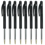 Stylos - Bic M10 - rétractables - noir - Lot de 50