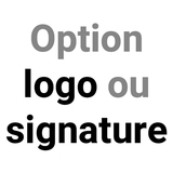 Option logo/signature - Tampons personnalisés