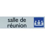 Plaque alu Salle de réunion